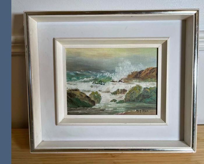 Original Signed Oil Painting (Sea Shore)